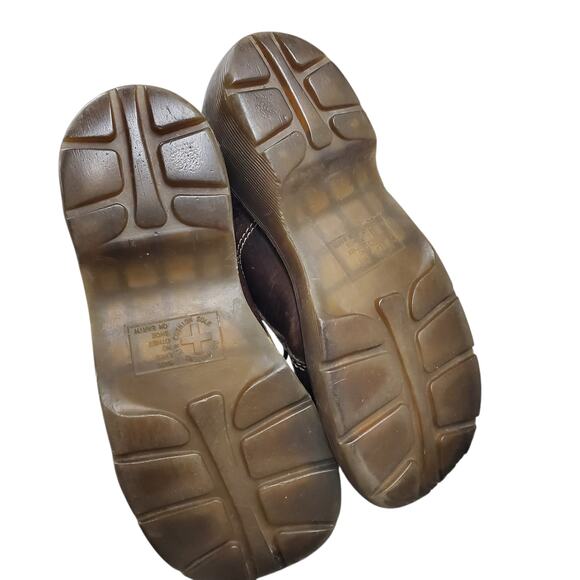 Vintage Dr. Martens Daisy Platform Oxford Shoes Brown Leather - Women's 6 - Picture 4 of 11